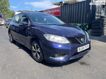Location: Stapleford - 2014 NISSAN PULSAR VISIA DIG-T 5 Door Hatchback REG: BL64XVK, Keys: YES, MOT Expiry date: 23/04/2026, 1198 Petrol, 6 Speed Manual Petrol, Former Keepers: 3