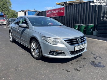 Location: Stapleford - 2011 VOLKSWAGEN PASSAT GT CC TDI 140 BLUE Coupe REG: RE11XNU, Keys: YES, MOT Expiry date: 16/10/2026, 1968 Diesel, 6 Speed Manual Diesel, Former Keepers: 6