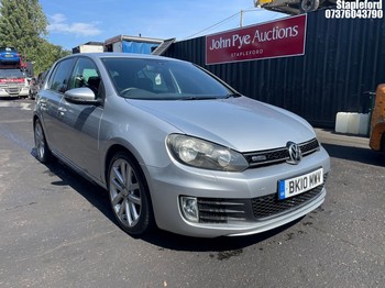 Location: Stapleford - 2010 VOLKSWAGEN GOLF GTD 5 Door Hatchback REG: BK10MWV, Keys: YES, MOT Expiry date: 25/03/2025, 1968 Diesel, 6 Speed Manual Diesel, Former Keepers: 4