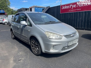 Location: Stapleford - 2009 FORD C-MAX ZETEC TDCI MPV REG: EF09XVK, Keys: Yes, MOT Expiry date: 18/02/2027, 1560 Diesel, 5 Speed Manual Diesel, Former Keepers: 7