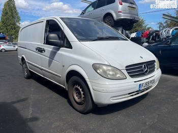 Location: Stapleford - 2009 MERCEDES VITO 115 CDI LONG Van REG: FJ59PGX, Keys: Yes, MOT Expiry date: 18/11/2026, 2148 Diesel, 6 Speed Manual Diesel, Former Keepers: 7