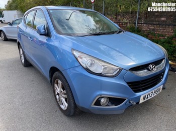Location: Manchester - 2013 HYUNDAI IX35 STYLE 2WD CRDI Estate REG: NX13HSK, 1685cc Diesel, 6 Speed Manual Diesel, Former Keepers: 3, Keys: No, MOT Expiry date: 08/09/2026