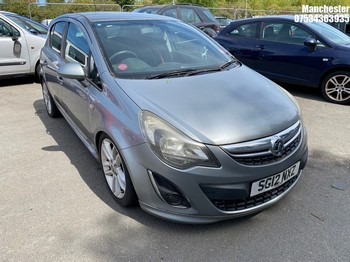 Location: Manchester - 2012 VAUXHALL CORSA SRI 5 Door Hatchback REG: SG12NXZ, 1398 cc Petrol, 5 Speed Manual Petrol, Former Keepers: 3, Keys: No, MOT Expiry date: 14/08/2025
