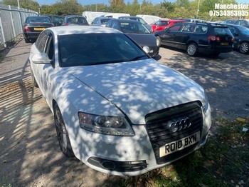 Location: Manchester - 2010 AUDI A6 LE MANS TDI 4 Door Saloon REG: RO10BXN, 1968cc Diesel, 6 Speed Manual Diesel, Former Keepers: 8, Keys: No, MOT Expiry date: 25/11/2026