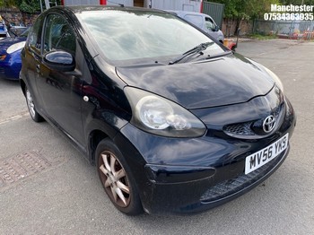 Location: Manchester - 2006 TOYOTA AYGO 3 Door Hatchback REG: MV56YKS, 998cc PETROL, 4 Speed Semi Auto Petrol, Former Keepers: 6, Keys: No, MOT Expiry date: 18/12/2026