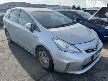 Location: BELVEDERE - 2014 TOYOTA PRIUS+ ICON CVT MPV REG: RO64KZJ, 1798cc Hybrid Electric, Variable 1 Speed Auto Petrol/E, Former Keepers: 1, Keys: No, MOT Expiry date: 17.09.2026