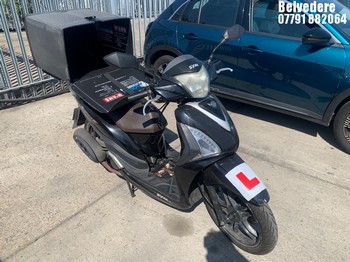 Location: BELVEDERE - 2016 SYM SYMPHONY ST 125 Motorcycle REG: LX66AWO, 125cc Petrol, Automatic, Former Keepers: 6, Keys: No, MOT: Expiry date19.07.2027