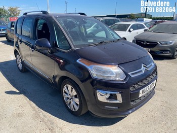 Location: Belvedere - 2013 CITROEN C3 PICASSO EXCLUSIVE S-A MPV REG: WU13KRX, 1598cc Petrol, 6 Speed Semi Auto Petrol, Former Keepers: 8, Keys: Yes, MOT Expiry date: 09/03/2027