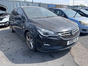 Location: Belvedere - 2018 VAUXHALL ASTRA SRI NAV TURBO 5 Door Hatchback REG: SD18XJU, Keys: Yes, MOT Expiry date: 30/11/2026, 1399 Petrol, 6 Speed Manual Petrol, Former Keepers: 2