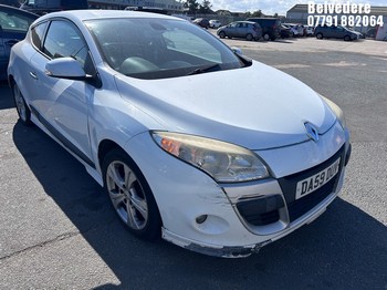 Location: Belvedere - 2009 RENAULT MEGANE DYNAMIQUE VVT Coupe REG: DA59DUV, Keys: No, MOT Expiry date: 03/10/2026, 1598 Petrol, 6 Speed Manual Petrol, Former Keepers: 3