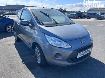 Location: Belvedere - 2009 FORD KA ZETEC 3 Door Hatchback REG: PF09RJZ, Keys: No, MOT Expiry date: 29/08/2026, 1242 Petrol, 5 Speed Manual Petrol, Former Keepers: 7