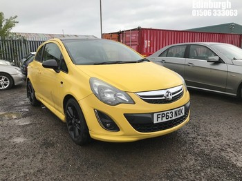Location: Edinburgh - 2014 VAUXHALL CORSA LIMITED EDITION 3 Door Hatchback REG: FP63NXK, Keys: No, MOT Expiry date: 26/07/2025, 1229 Petrol, 5 Speed Manual Petrol, Former Keepers: 5
