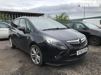 Location: Edinburgh - 2013 VAUXHALL ZAFIRA TOURER SRI CDTI MPV REG: ST63CFK, Keys: No, MOT Expiry date: 07/05/2025, 1956 Diesel, 6 Speed Manual Diesel, Former Keepers: 4