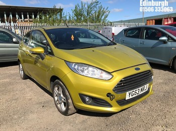 Location: Edinburgh - 2013 FORD FIESTA ZETEC TDCI 3 Door Hatchback REG: YG63NRJ, Keys: No, MOT Expiry date: 03/09/2025, 1499 Diesel, 5 Speed Manual Diesel, Former Keepers: 8