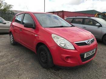 Location: Edinburgh - 2012 HYUNDAI I20 CLASSIC 5 Door Hatchback REG: SK12UMS, Keys: No, MOT Expiry date: 14/01/2027, 1248 Petrol, 5 Speed Manual Petrol, Former Keepers: 4
