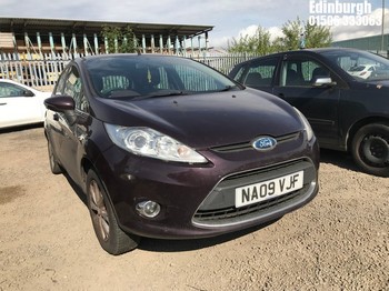 Location: Edinburgh - 2009 FORD FIESTA ZETEC 82 5 Door Hatchback REG: NA09VJF, Keys: No, MOT Expiry date: 16/11/2026, 1242 Petrol, 5 Speed Manual Petrol, Former Keepers: 16