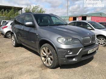 Location: Edinburgh - 2009 BMW X5 XDRIVE 30D MSPORT 5S A Estate REG: SJ59LXB, Keys: No, MOT Expiry date: 05/09/2026, 2993 Diesel, 6 Speed Auto Diesel, Former Keepers: 4