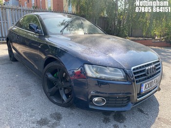 Location: Nottingham - 2010 AUDI A5 S LINE SP ED TDI Coupe REG: KX10FAA, Keys: No, MOT Expiry date: 18/07/2026, 1968 Diesel, 6 Speed Manual Diesel, Former Keepers: 8