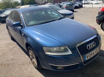 Location: Nottingham - 2004 AUDI A6 SE CVT 4 Door Saloon REG: VO54YBC, Keys: Yes, MOT Expiry date: 06/10/2026, 2393 Petrol, Variable Speed Auto Petrol, Former Keepers: 8