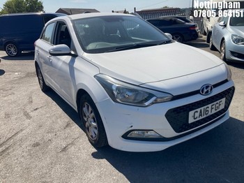 Location: Nottingham - 2016 HYUNDAI I20 SE MPI 5 DOOR HATCHBACK REG: CA16FGF, 1248cc PETROL, 5 SPEED MANUAL PETROL, Former Keepers: 1, Keys: Yes, MOT Expiry date: 06/12/2026