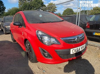 Location: Mitcham - 2014 VAUXHALL CORSA LIMITED EDITION 3 Door Hatchback REG: CK64VVU, Keys: No, MOT Expiry date: 19/02/2026, 1229 Petrol, 5 Speed Manual Petrol, Former Keepers: 3