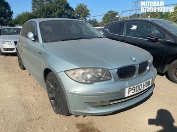 Location: Mitcham - 2007 BMW 118I SE AUTO 5 Door Hatchback REG: P900HUW, Keys: No, MOT Expiry date: 20/05/2026, 1995 Petrol, 6 Speed Auto Petrol, Former Keepers: 11