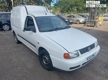Location: Mitcham - 2001 VOLKSWAGEN CADDY DIESEL Car Derived Van REG: KX51MKJ, Keys: No, MOT Expiry date: 09/05/2026, 1896 Diesel, 5 Speed Manual Diesel, Former Keepers: 7