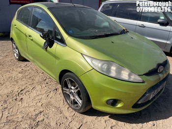 Location: Peterborough - 2010 FORD FIESTA ZETEC 68 TDCI 5 Door Hatchback REG: PJ10GKA, Keys: No, MOT Expiry date: 05/01/2027, 1399 Diesel, 5 Speed Manual Diesel, Former Keepers: 11