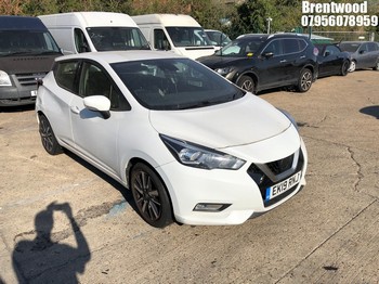 Location: Brentwood - 2019 NISSAN MICRA ACENTA LIMITED ED I 5 Door Hatchback REG: EK19RNJ, Keys: No, MOT Expiry date: 16/09/2025, 898 Petrol, 5 Speed Manual Petrol, Former Keepers: 4