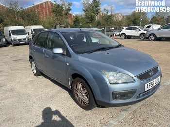 Location: Brentwood - 2006 FORD FOCUS GHIA 115 5 Door Hatchback REG: AF56LZU, Keys: No, MOT Expiry date: 28/10/2026, 1596 Petrol, 5 Speed Manual Petrol, Former Keepers: 4