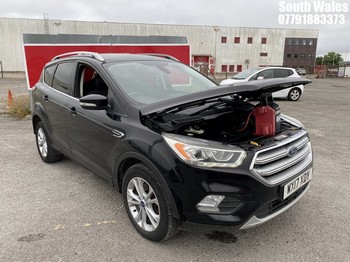 Location: South Wales - 2017 FORD KUGA TITANIUM TDCI 5 DOOR HATCHBACK REG: WX17XDY, 1997cc DIESEL, 6 SPEED MANUAL DIESEL, Former Keepers: 2, Keys: Yes, MOT Expiry date: 25/06/2027