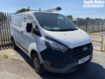 Location: South Wales - 2018 FORD TRANSIT CUSTOM 300 BASE Panel Van REG: FX68ZCO, 1995 Diesel, 6 Speed Manual Diesel, Former Keepers: 2, Keys: No, MOT Expiry date: 03/03/2025