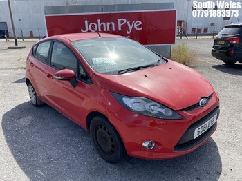 Location: South Wales - 2011 FORD FIESTA EDGE TDCI 70 5 Door Hatchback REG: SD61BYF, Keys: No, MOT Expiry date: 01/02/2027, 1399 Diesel, 5 Speed Manual Diesel, Former Keepers: 7