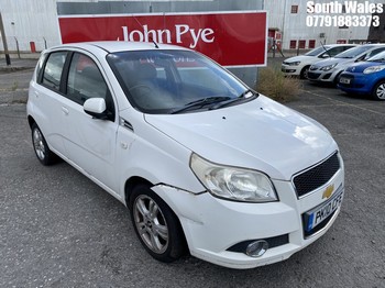 Location: South Wales - 2010 CHEVROLET AVEO LT AUTO 5 Door Hatchback REG: PK10CFE, Keys: No, MOT Expiry date: 08/05/2026, 1399 Petrol, 4 Speed Auto Petrol, Former Keepers: 6