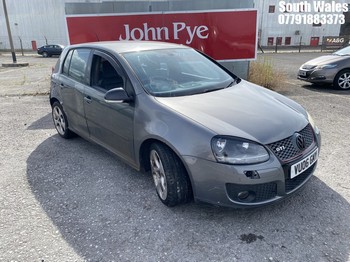 Location: South Wales - 2006 VOLKSWAGEN GOLF GTI 5 Door Hatchback REG: VU06GMY, Keys: No, MOT Expiry date: 31/03/2026, 1984 Petrol, 6 Speed Manual Petrol, Former Keepers: 4