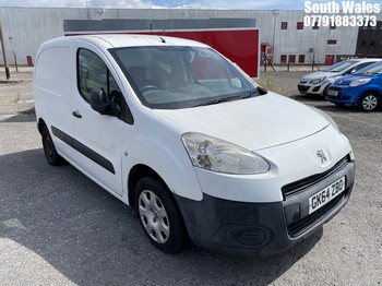 Location: South Wales - 2014 PEUGEOT PARTNER 625 PROFESSION L1 Panel Van REG: GK64ZBO, Keys: No, MOT Expiry date: 02/11/2025, 1560 Diesel, 5 Speed Manual Diesel, Former Keepers: 3