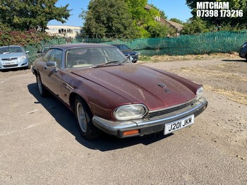 Location: Mitcham - 1991 JAGUAR XJ-S 4.0 Sports REG: J201JKM, Keys: No, MOT Expiry date: 21/08/2023, 3980 Petrol, 5 Speed Manual Petrol, Former Keepers: 12