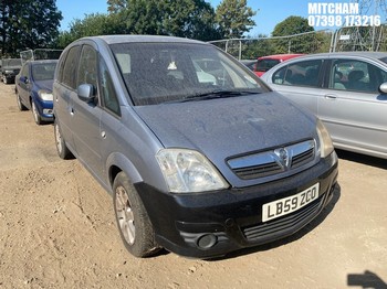 Location: Mitcham - 2010 VAUXHALL MERIVA ACTIVE MPV REG: LB59ZCO, Keys: No, MOT Expiry date: 05/12/2026, 1364 Petrol, 5 Speed Manual Petrol, Former Keepers: 3