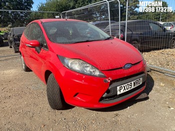 Location: Mitcham - 2009 FORD FIESTA STYLE 82 3 Door Hatchback REG: PX09WRO, Keys: No, MOT Expiry date: 17/03/2026, 1242 Petrol, 5 Speed Manual Petrol, Former Keepers: 8