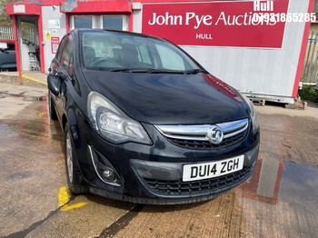 Location: Hull - 2014 VAUXHALL CORSA SXI AC 5 Door Hatchback REG: DU14ZGH, Keys: No, MOT Expiry date: 30/06/2026, 1398 Petrol, 5 Speed Manual Petrol, Former Keepers: 4