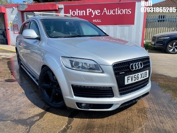 Location: Hull - 2007 AUDI Q7 S LINE QUATTRO TDI Estate REG: FV56XUB, Keys: No, MOT Expiry date: 08/05/2026, 2967 Diesel, 6 Speed Auto Diesel, Former Keepers: 9
