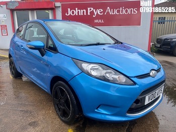 Location: Hull - 2010 FORD FIESTA EDGE 82 3 Door Hatchback REG: VO10AYS, Keys: No, MOT Expiry date: 19/08/2026, 1242 Petrol, 5 Speed Manual Petrol, Former Keepers: 10