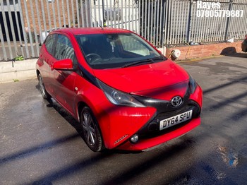 Location: HAYES / HEATHROW - 2014 TOYOTA AYGO X-PRESSION VVT-I 5 Door Hatchback REG: DY64SPU, 998cc Petrol, 5 Speed Manual Petrol, Former Keepers: 4, Keys: No, MOT: Expiry date27/05/2027