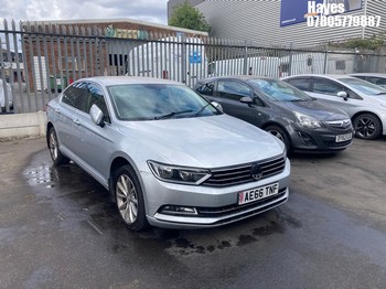 Location: HAYES / HEATHROW - 2016 VOLKSWAGEN PASSAT SE BUSINESS TDI BM 4 Door Saloon REG: AE66TNF, 1968cc Diesel, 6 Speed Manual Diesel, Former Keepers: 2, Keys: No, MOT: Expiry date19/12/2026