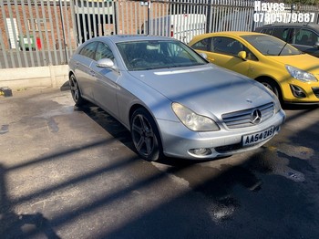 Location: HAYES / HEATHROW - 2005 MERCEDES CLS 350 AUTO Coupe REG: AA54ZAS, 3498cc Petrol, 7 Speed Auto Petrol, Former Keepers: 7, Keys: No, MOT: Expiry date10/09/2026