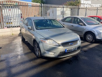 Location: Hayes - 2010 FORD MONDEO TITANIUM TDCI 161 5 Door Hatchback REG: WN60YZF, Keys: No, MOT Expiry date: 27/11/2026, 1997 Diesel, 6 Speed Manual Diesel, Former Keepers: 6