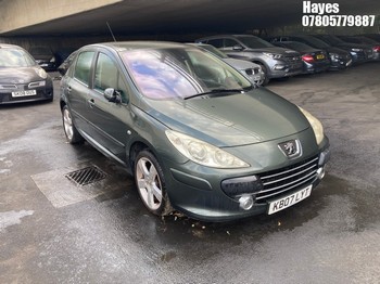 Location: Hayes - 2007 PEUGEOT 307 SPORT S-A 5 Door Hatchback REG: KB07LYT, Keys: No, MOT Expiry date: 10/01/2026, 1587 Petrol, 4 Speed Semi Auto Petrol, Former Keepers: 3
