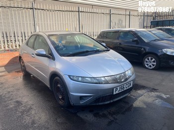 Location: Hayes - 2006 HONDA CIVIC SE I-DSI 5 Door Hatchback REG: PJ56CGK, Keys: No, MOT Expiry date: 20/05/2027, 1339 Petrol, 6 Speed Manual Petrol, Former Keepers: 5