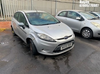 Location: Hayes - 2009 FORD FIESTA STYLE PLUS 80 5 Door Hatchback REG: NH58BHX, Keys: No, MOT Expiry date: 11/03/2027, 1242 Petrol, 5 Speed Manual Petrol, Former Keepers: 6
