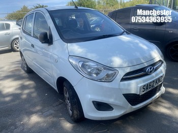 Location: Manchester - 2012 HYUNDAI I10 CLASSIC 5 Door Hatchback REG: SA62KNZ, 1248cc PETROL, 5 Speed Manual Petrol, Former Keepers: 5, Keys: No, MOT Expiry date: 16/06/2026